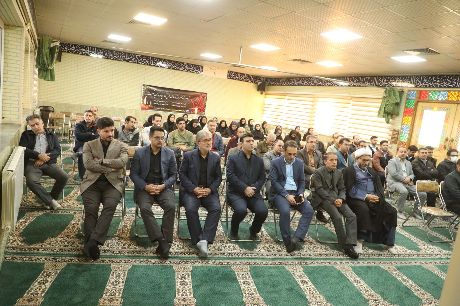 برگزاری مراسم گرامیداشت هفته بسیج و فرارسیدن سالروز شهادت حضرت فاطمه زهرا (س) در شرکت آب منطقه ای قزوین