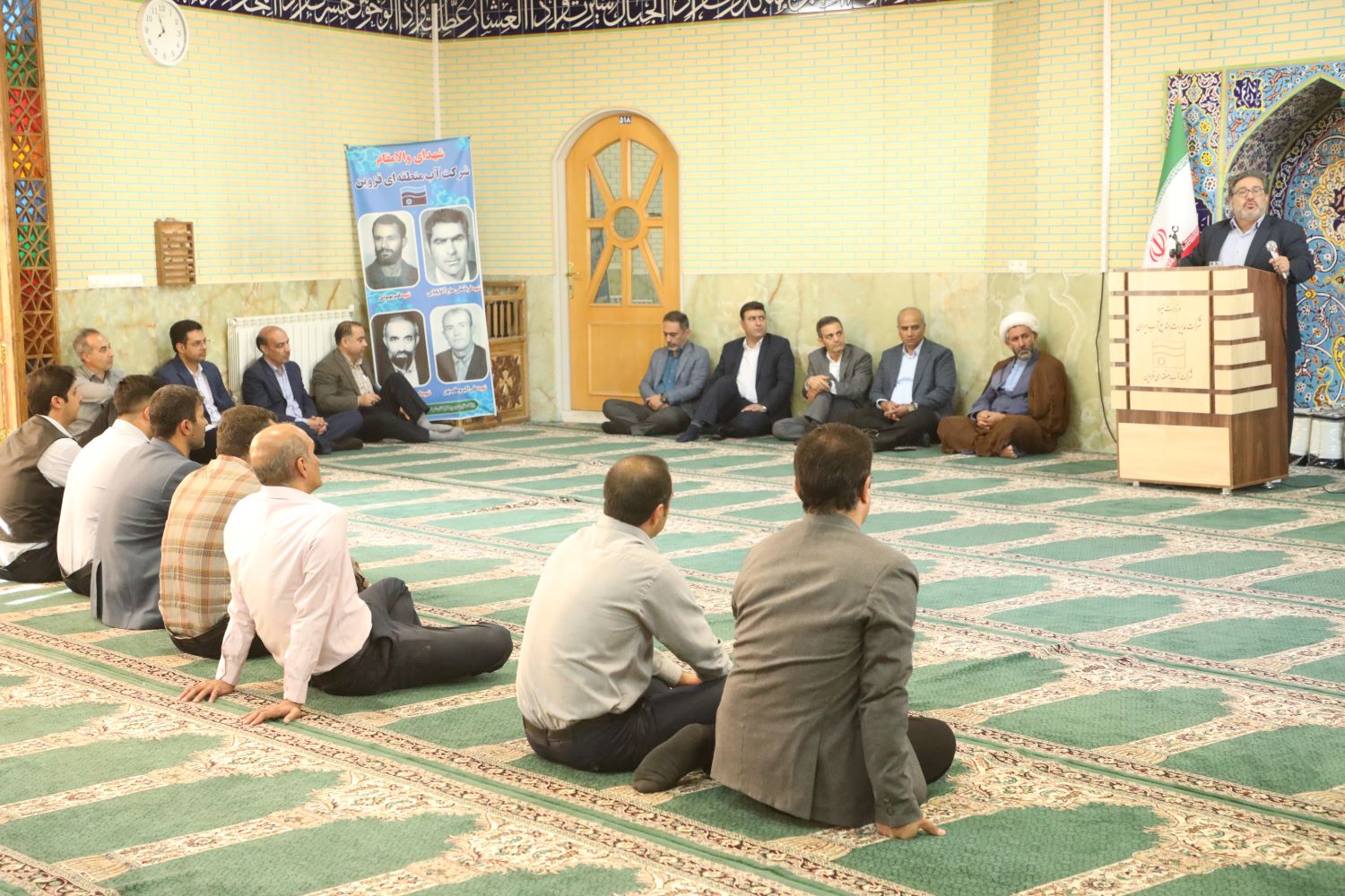 برگزاری جشن فرارسیدن دهه امامت و ولایت در شرکت آب منطقه ای قزوین